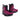 Front view of the 2026 Ronix Rise Women's Wakeboard Boots, showing both left and right bindings in the signature rose colorway.