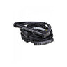 Angled studio view of the coiled 2026 Ronix Spinner Carbon wakesurf rope and premium carbon fiber handle package.