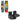 Top and bottom view of the 2026 Ronix Supreme wakeboard (upper left) alongside both Ronix Anthem BOA wakeboard boots (bottom right).