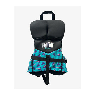 Follow Grommy Infant CGA Life Vest - Black/Teal