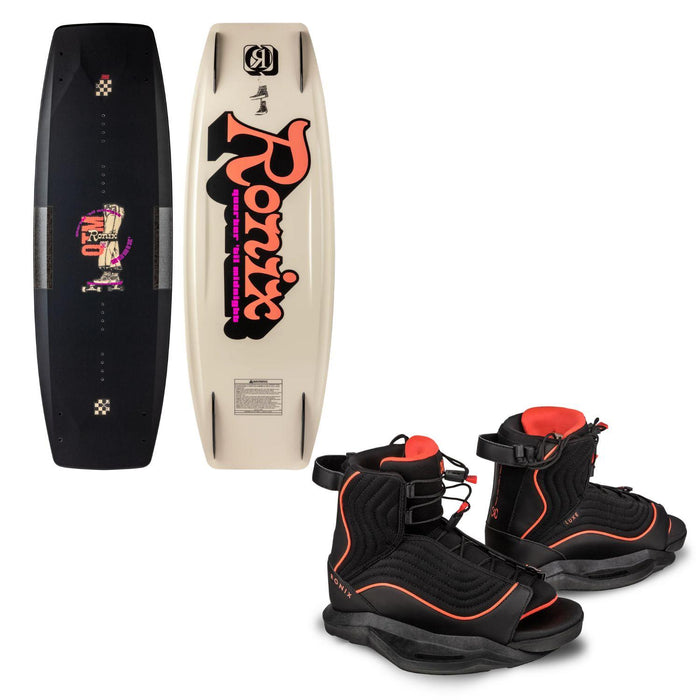 Ronix Quarter 'Til Midnight with Luxe Wakeboard Package 2025
