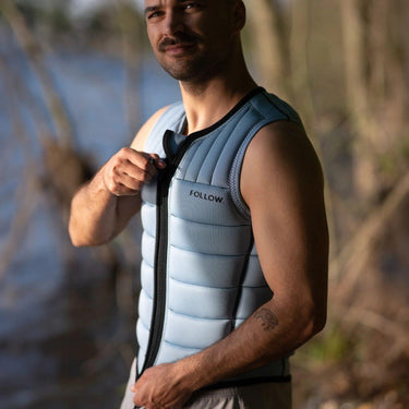 Follow Total Impact Vest - Light Blue
