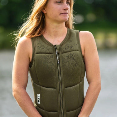 Follow Finesse Womens Impact Vest - Olive