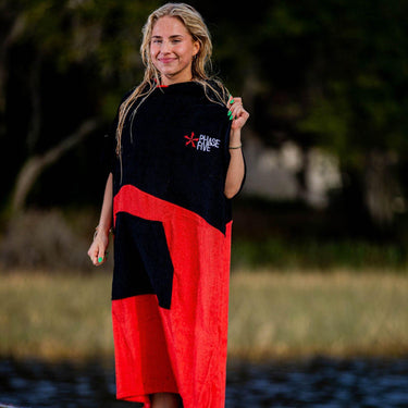 Phase 5 Changing Towel Poncho - Red