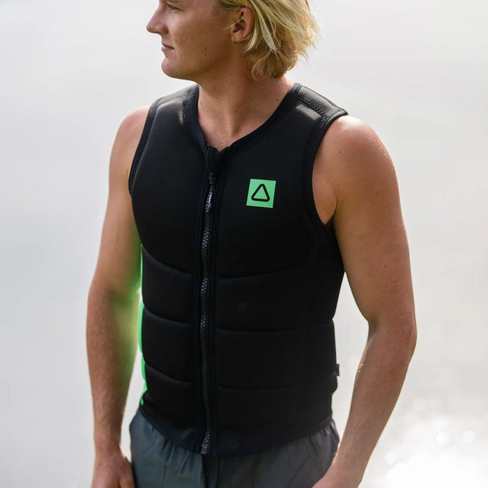 Follow Corp Impact Vest - Black/Green