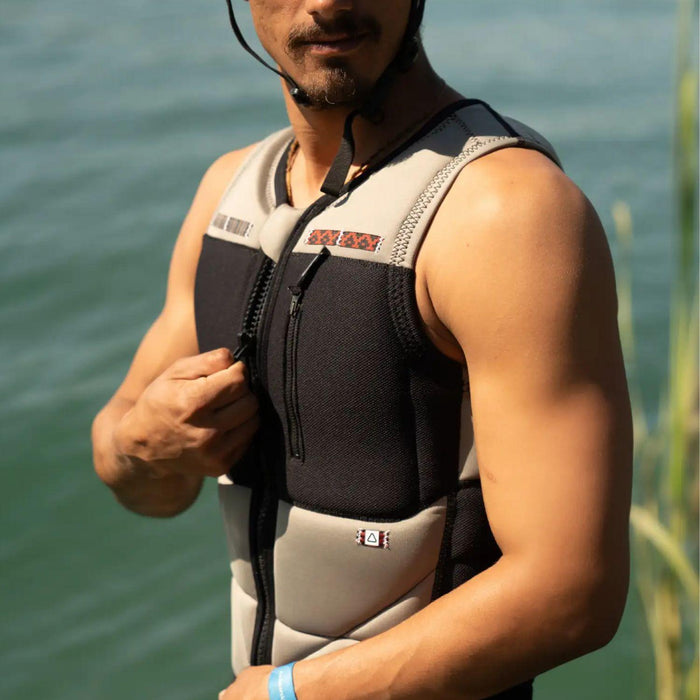 Follow Capiva Mens Impact Vest - Stone/Black
