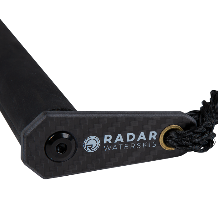 2024 Radar Vapor Carbon Barlock Water Ski Handle - Wakesports Unlimited | Side View