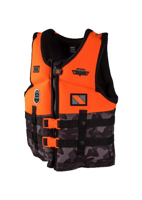 2024 Ronix Top Grom Youth CGA Life Vest - Wakesports Unlimited | Vest Front