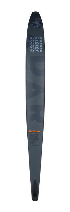 2024 Radar Vapor Pro Build Water Ski - Gun Metal - Wakesports Unlimited | Ski Bottom