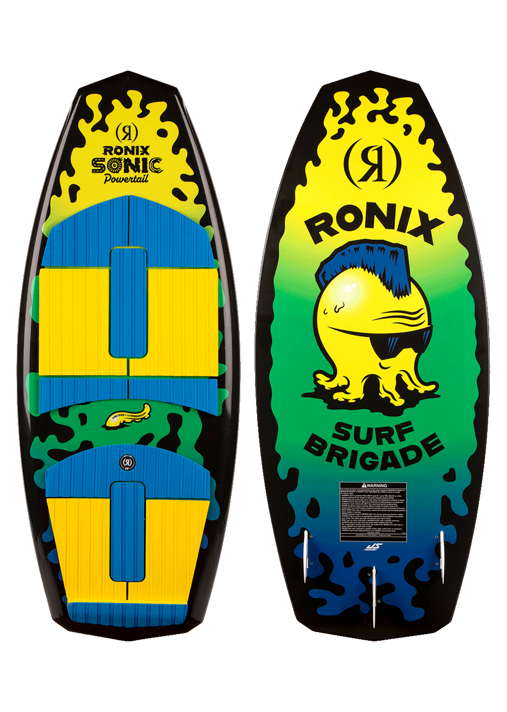 2025 Ronix Kid's Sonic Powertail Wakesurf Board Wakesports Unlimited
