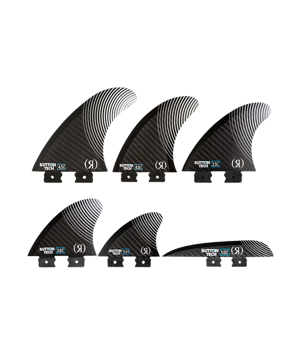 Blueprint Series - Floating Button Tech Wakesurf Fins