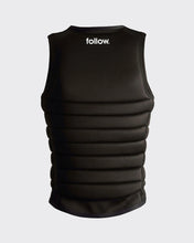 Load image into Gallery viewer, Follow Women&#39;s Primary Impact Life Vest - Black - Wakesports Unlimited | Vest Back
