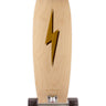 2023 Sanford Shapes Bolt: Zebra Complete Longboard Skateboard 36" - Wakesports Unlimited
