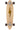 2023 Sanford Shapes Bolt: Zebra Complete Longboard Skateboard 36" - Wakesports Unlimited