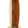 2023 Sanford Shapes Checkmate: Mahogany Complete Longboard Skateboard 36" - Wakesports Unlimited