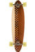 2023 Sanford Shapes Checkmate: Mahogany Complete Longboard Skateboard 36" - Wakesports Unlimited