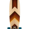 2023 Sanford Shapes Stick Shift: Walnut Complete Longboard Skateboard 36" - Wakesports Unlimited