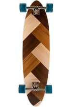 Load image into Gallery viewer, 2023 Sanford Shapes Dreamweaver: Walnut Complete Longboard Skateboard 38&quot; - Wakesports Unlimited
