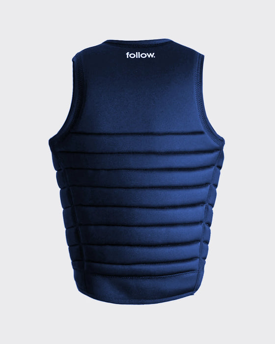 Follow Primary Impact Life Vest - Navy - Wakesports Unlimited | Vest Back