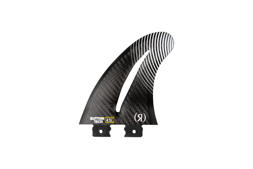 FLO THRU Button Tech Wakesurf Fins
