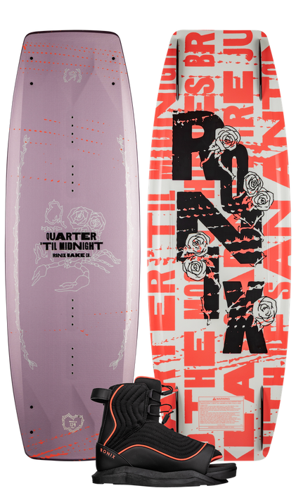 Ronix Quarter 'Til Midnight with Luxe Wakeboard Package 2026