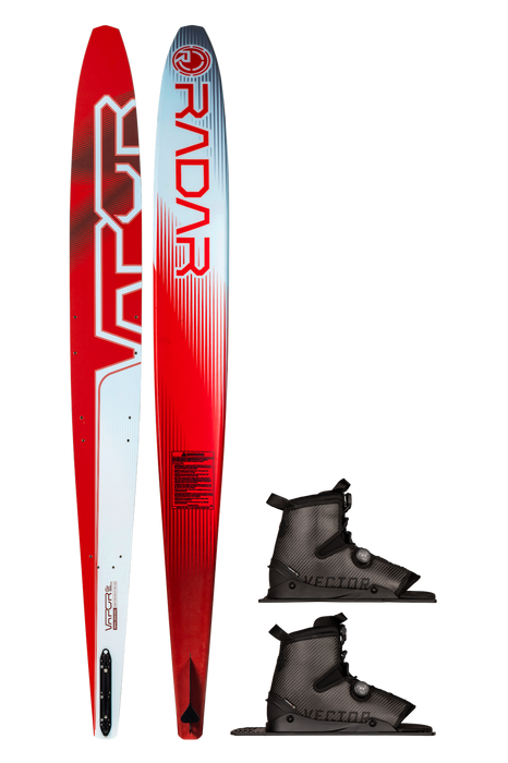 Radar Graphite Vapor w/ Double Carbitex Vector BOA Waterski Package 2026