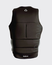 Load image into Gallery viewer, Follow Signal Impact Life Vest - Black - Wakesports Unlimited | Vest Back
