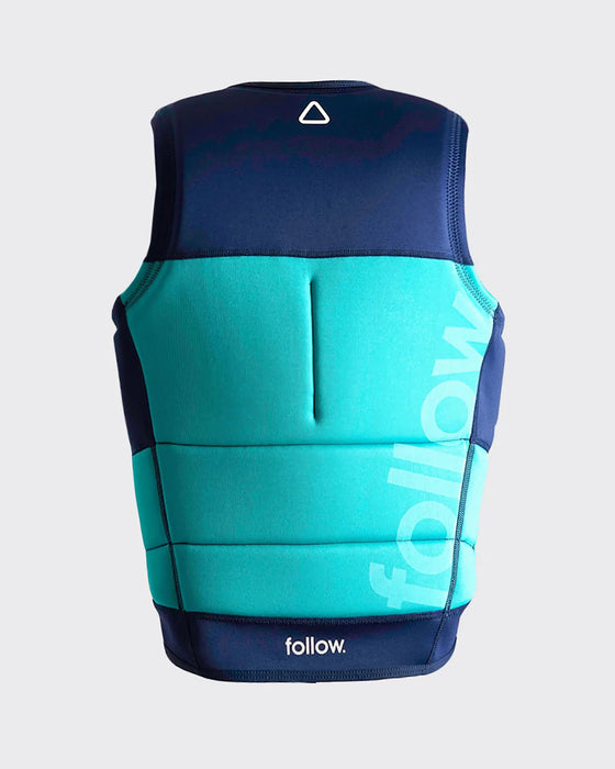 Follow Signal Impact Life Vest - Teal - Wakesports Unlimited | Vest Back