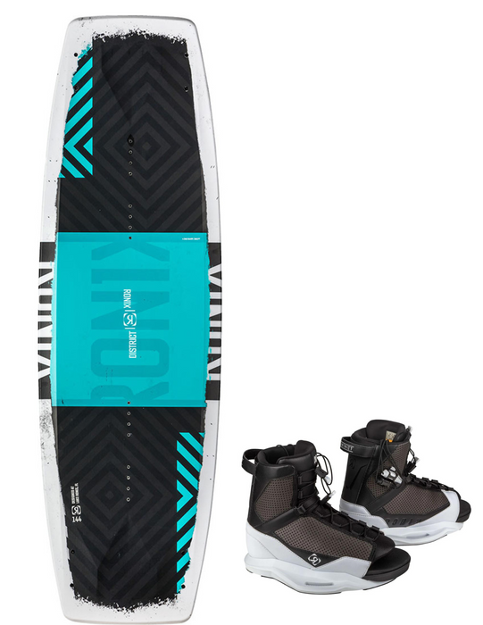 Ronix District Wakeboard Package w/ District Bindings 2024 | Wakesports Unlimited