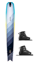 Load image into Gallery viewer, HO Hovercraft (Teal) w/ Double Stance 110 Water Ski Package 2024 | Wakesports Unlimited
