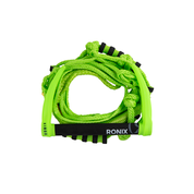 Load image into Gallery viewer, 2024 Ronix Silicone Wakesurf Rope &amp; Handle Green - Wakesports Unlimited | Top View
