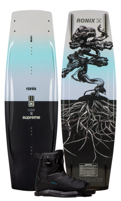 Ronix Supreme Wakeboard Package w/ Anthem BOA Bindings 2024 | Wakesports Unlimited - Wakeboard Package