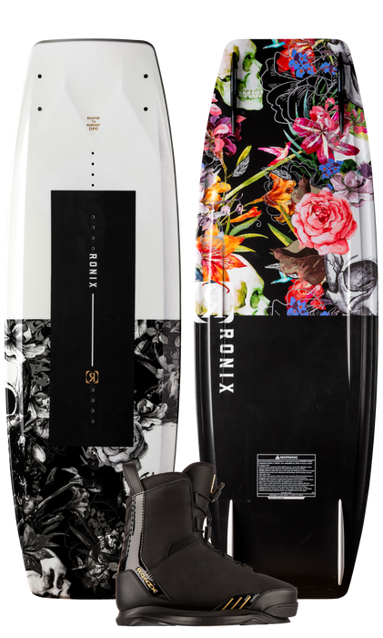 Ronix Quarter 'Til Midnight Wakeboard Package w/ Rise Bindings 2024 - Wakeboard Package