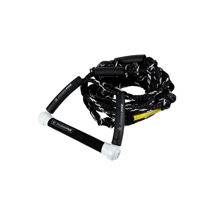 White Phase 5 Pro Wakesurf Tow Rope premium braided line - Wakesports Surf Gear.