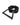 Black Phase 5 Standard Wakesurf Rope featuring a durable EVA foam grip handle.