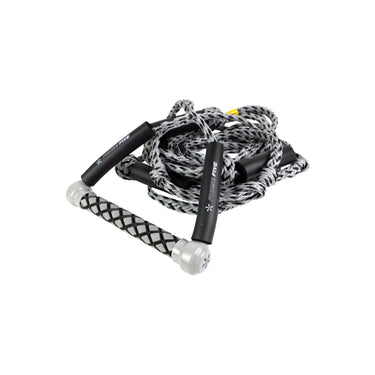Grey Phase 5 Standard Wakesurf Rope 25ft adjustable tow line for boats at Wakesports.