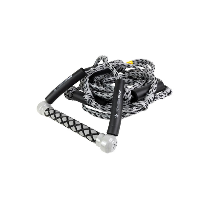 Grey Phase 5 Standard Wakesurf Rope 25ft adjustable tow line for boats at Wakesports.
