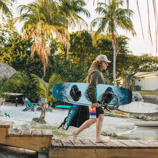 2026 Ronix Parks Wakeboard product video detailing the Tee-Box Rocker, continuous rocker, and dimpled base design.