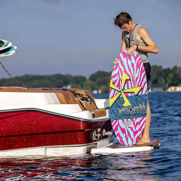 2026 Phase 5 Party Crasher product video featuring Carbon Innegra tech and high-performance skim-style action.