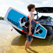 2026 Ronix District 129cm youth wakeboard product video featuring hybrid rocker technology and grom action clips.