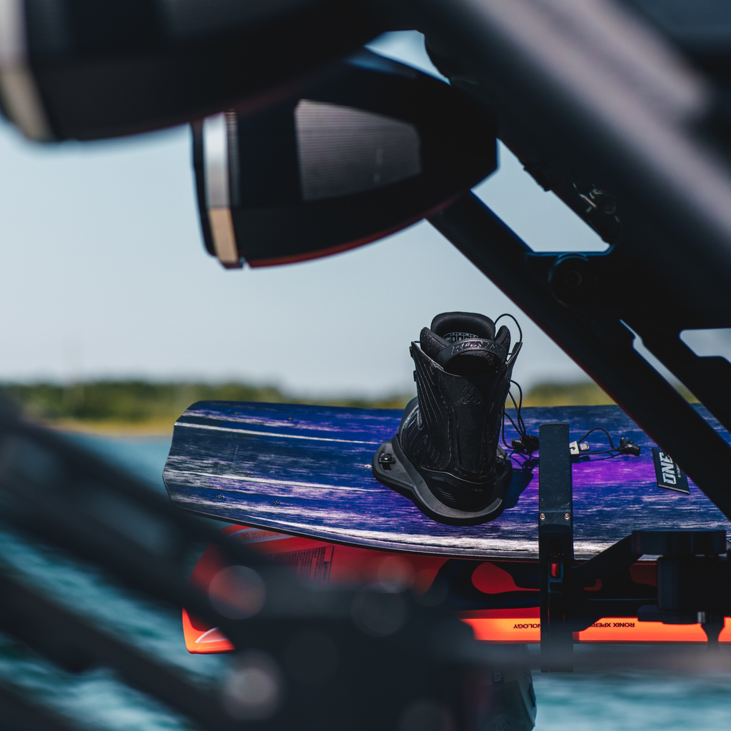 2026 Ronix One Blackout Technology product video featuring Tyler Higham, secret construction details, and elite performance clips.