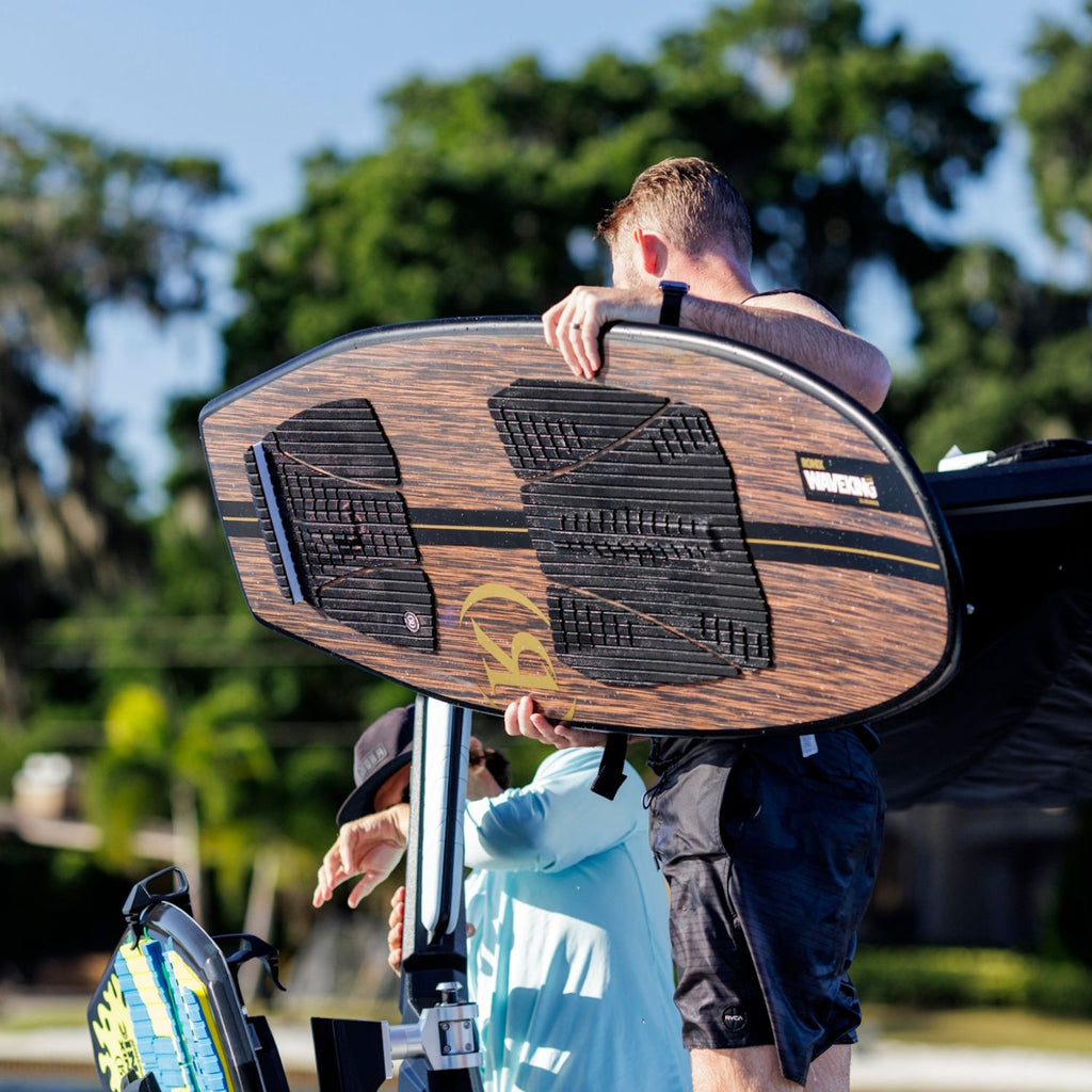 2026 Ronix Wave King XL Skimmer video showcasing high-volume skim technology and big-rider performance.