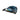 Angled studio view of the coiled 2026 Ronix 727 Wakefoil rope and handle package in slate blue.