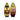 Top and bottom view of the 2026 Ronix Boy's Fish Sonic Wakesurf Board in Yellow, Orange and Black.