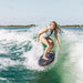 Pro rider Kira Lewis cruising in the sweet spot on the high-performance Carbon Air Core 4 Skimmer.
