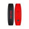 Top and bottom view of the 2026 Ronix District Modello Core Wakeboard in Red and Black.
