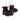 Front view of the 2027 Ronix Luxe Women's Wakeboard Boots, showing both left and right open-toe bindings.
