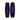Top and bottom view of the 2026 Ronix One Blackout Technology Wakeboard in Carbon Black and Purple.