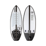 Top and bottom view of the 2027 Ronix Wave King XL Flyweight wakesurf board in Sage and Black.