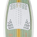 Close-up of the machined EVA traction pad on the 2026 Ronix Women's Fish wakesurf board.